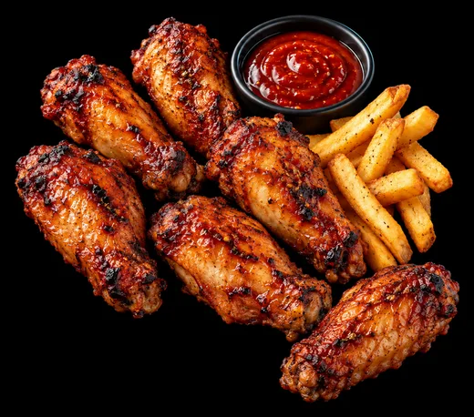6 Chicken Wings